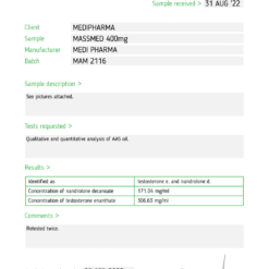 Alternative view of MASSMED400 400mg/ml MEDI PHARMA