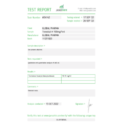Alternative view of Tren Hex 100mg/ml Global Pharma